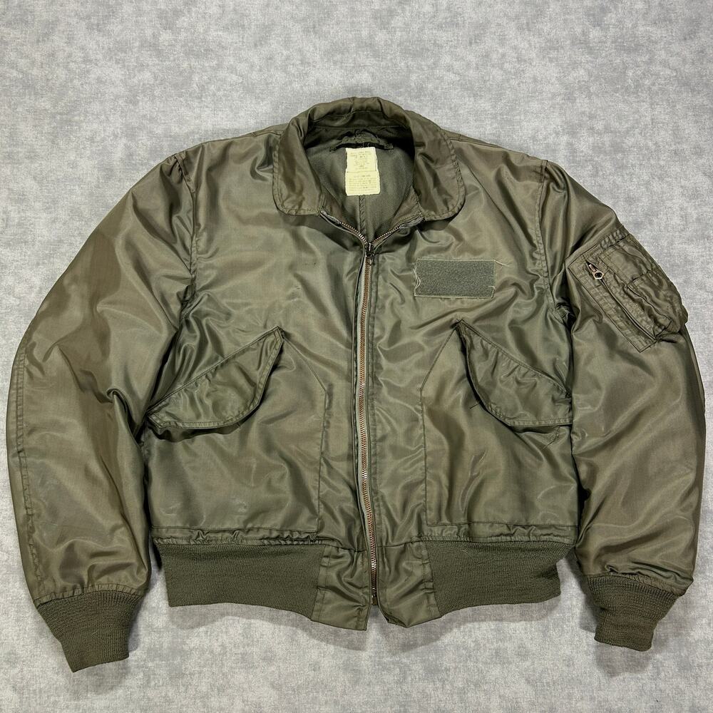 1977 USAF CWU-36/P First Generation Summer Flight Jacket Flame Resistant Mens L